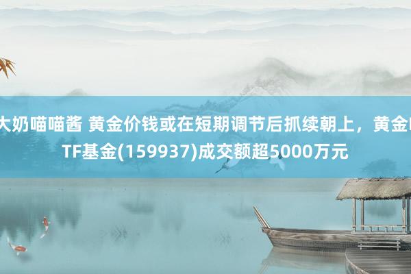 大奶喵喵酱 黄金价钱或在短期调节后抓续朝上，黄金ETF基金(159937)成交额超5000万元